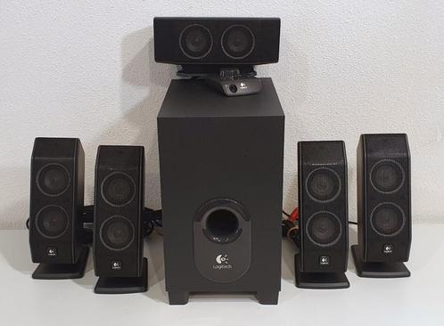 Surround Speakersysteem - Logitech X-540 5.1, Computers en Software, Pc speakers, Gebruikt, Audiokanaal 5.1, Ophalen of Verzenden