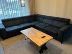Hoekbank zwart, Ophalen of Verzenden, Gebruikt, Stof