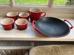 Le creuset schaal beker 4 ovenschaaltje rood, Ophalen of Verzenden, Nieuw