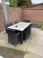 Tuinset, Tuin en Terras, Tuinsets en Loungesets, Ophalen, Kunststof, Gebruikt, Eettafel