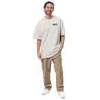 G.O.A.T Origins – Oversized Faded T-Shirt, Kleding | Heren, T-shirts, Goatfitwear, Verzenden, Beige, Nieuw