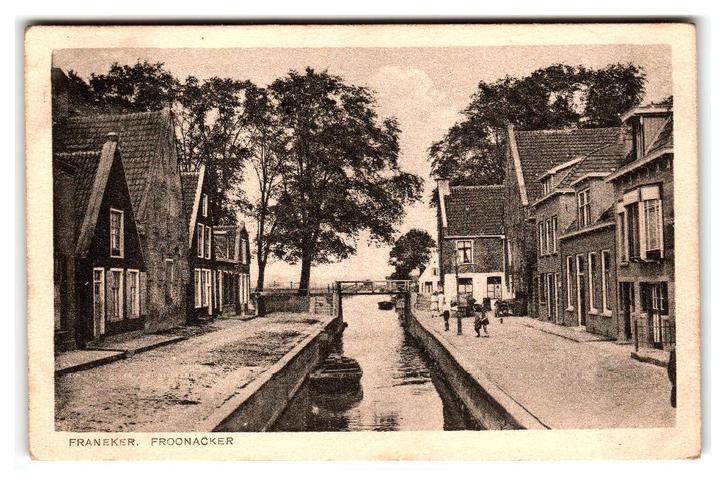 Franeker, Froonacker, Verzamelen, Ansichtkaarten | Nederland, Gelopen, Friesland, 1920 tot 1940, Verzenden