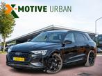 Audi Q8 e-tron 50 quattro Advanced Edition 95 kWh | Afn trek, Auto's, Audi, Automaat, 131 €/maand, Stof, Zwart