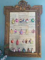 Franse brocante lijst zonder spiegel kuif oude bladmuziek, Ophalen, Rechthoekig, Minder dan 50 cm