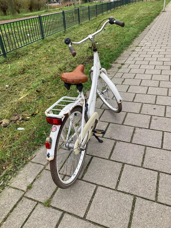 Witte Damesfiets - Sparta Pick Up 24 inch, Fietsen en Brommers, Fietsen | Dames | Damesfietsen, Gebruikt, Sparta, (Extra) lage instap