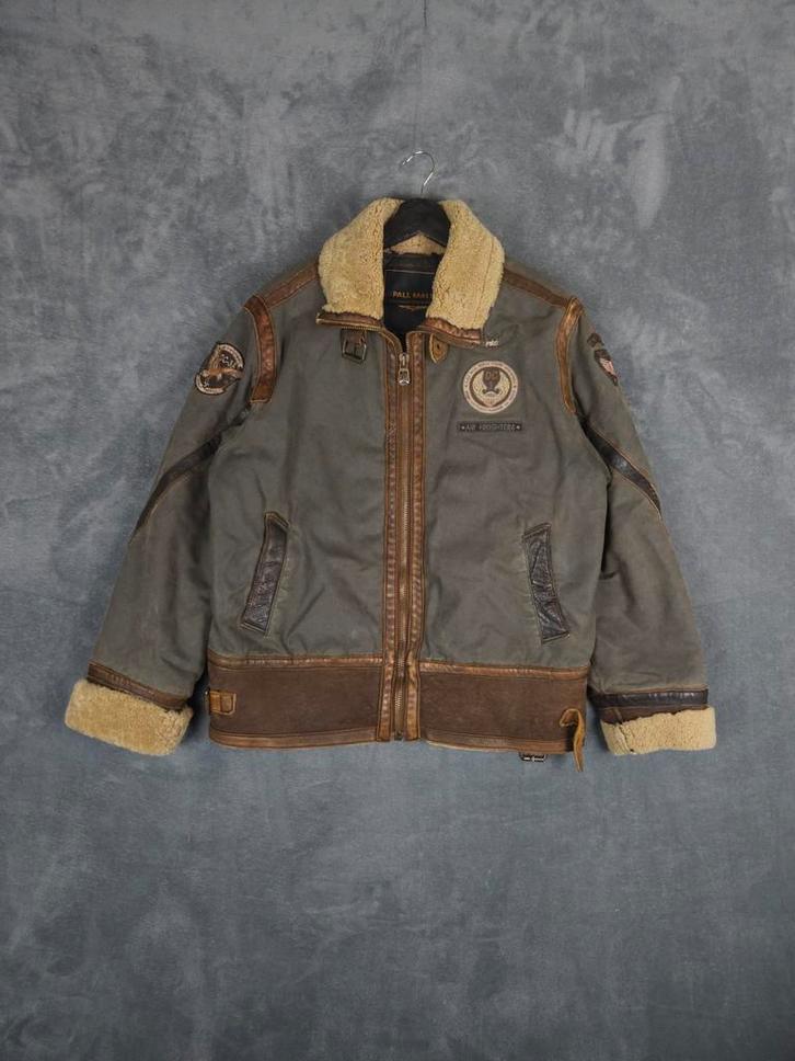 PME Legend Piloten Jas M Sheepskin Lammy Pall Mall, Kleding | Heren, Jassen | Winter, Zo goed als nieuw, Maat 48/50 (M), Bruin