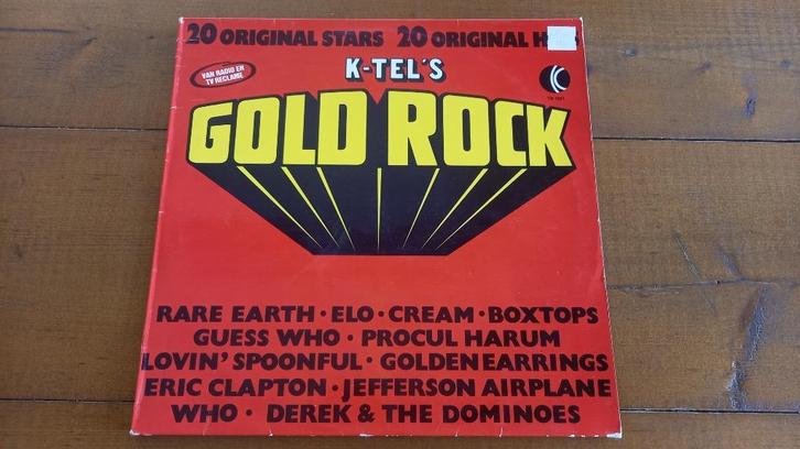lp verzamel album K-tel’s Gold Rock, Cd's en Dvd's, Vinyl | Rock, Gebruikt, Overige genres, 12 inch, Ophalen of Verzenden