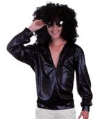 Disco blouse zwart glitter nu van € 23,95 voor € 14,95, Ophalen of Verzenden, Nieuw, Kostuum, Carnaval