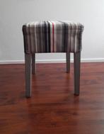 Ikea Nils krukje met gestreepte zitting., Ophalen of Verzenden, Gebruikt, Hout