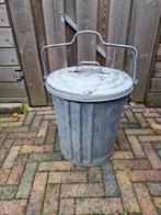 goede zinken vuilnisemmer, Ophalen, Gebruikt, Metaal, Minder dan 50 cm
