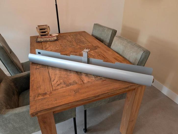 Grijze kabelgoot (105cm), Doe-het-zelf en Verbouw, Elektra en Kabels, Kabel of Snoer, Ophalen