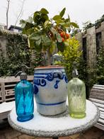 Twee Belgische Spuitwaterflessen, Siphons, Spuitflessen, Antiek en Kunst, Curiosa en Brocante, Ophalen of Verzenden