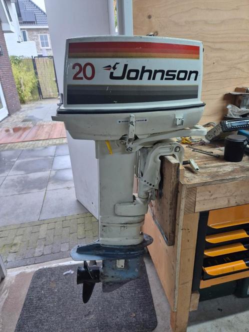 Johnson 20pk 2 takt langstaart, Watersport en Boten, Bootonderdelen, Zo goed als nieuw, Ophalen of Verzenden