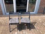 Klapstoelen IKEA, Huis en Inrichting, Stoelen, Gebruikt, Twee, Zwart, Ophalen of Verzenden