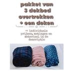 pakket van 3 dekbedovertrekken + deken, Ophalen, Overige kleuren, Jongetje of Meisje, Dekbedovertrek