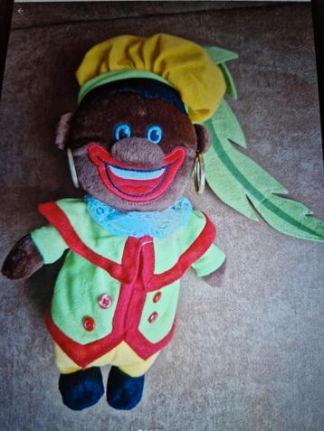 Zwarte Piet knuffel sinterklaas 32 cm hoog.  beschikbaar voor biedingen