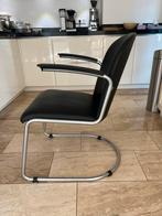 Gispen 413 R Stoelen - Origineel jaren '50   6stuks, Ophalen, Gebruikt, Zwart, Metaal