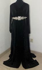 Zwarte Marokkaanse Takchita te huur, Ophalen, Kleding, Gedragen, Maat 42/44 (L)