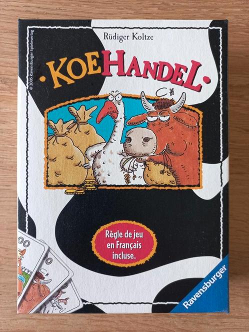 Koehandel, Ravensburger kaartspel 3-5 spelers COMPLEET ZGAN, Hobby en Vrije tijd, Gezelschapsspellen | Kaartspellen, Zo goed als nieuw