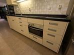 Bruynzeel keuken met composiet blad en apparatuur, Ophalen, Gebruikt, Enkelwandige keuken, Crème