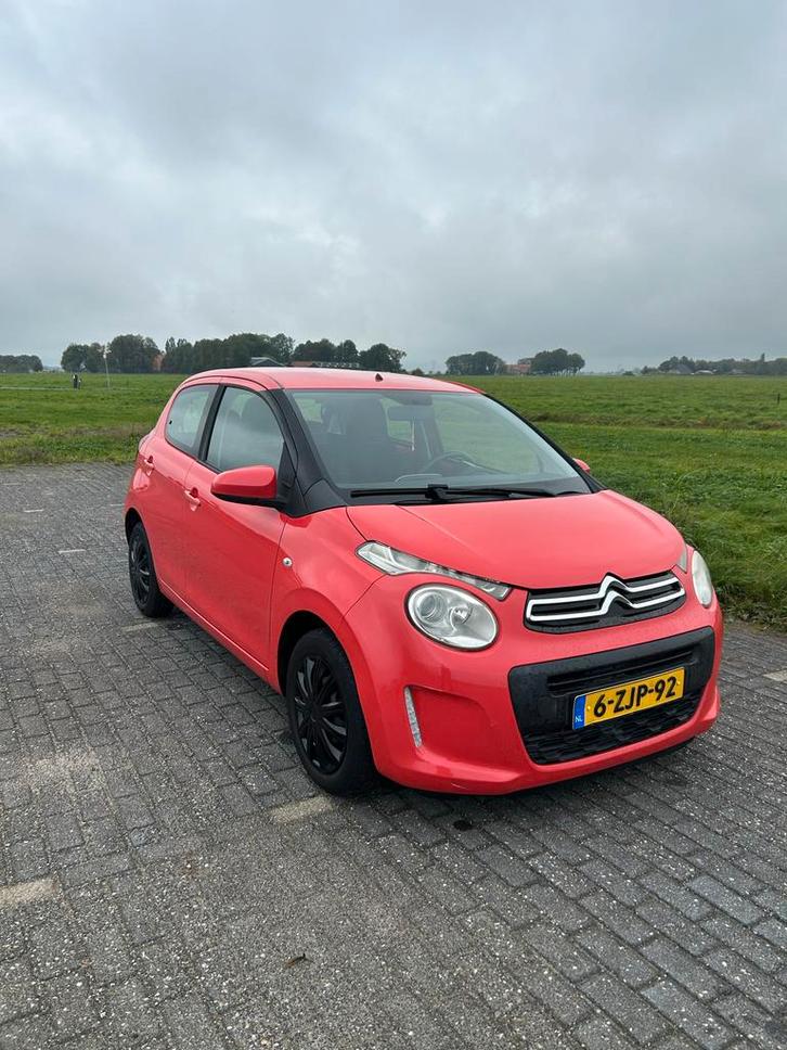 Citroën C1 2015 NAP roze/rood, schermpje, Snelheidsbegrenzer, Auto's, Citroën, Particulier, C1, Airconditioning, Bluetooth, Boordcomputer