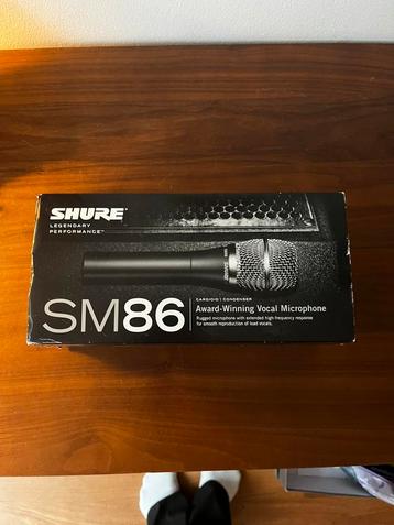 SM 86 shure, condensatormicrofoon, ongebruikt beschikbaar voor biedingen