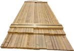 Planken- latten 18x90 / geborsteld / thermowood nr: tp222, Ophalen, Nieuw, 250 cm of meer, Planken