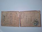 2 distributie stamkaarten Apeldoorn bonkaarten wo2 document, Ophalen of Verzenden, Landmacht, Nederland