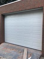 Sectionaaldeur cassette electrisch bediend,functioneert goed, Doe-het-zelf en Verbouw, Deuren en Horren, Ophalen, Gebruikt, Garagedeur