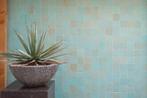 Turquoise | Marokkaanse Zelliges wandtegels, Ophalen, Nieuw, Minder dan 20 cm, Minder dan 20 cm