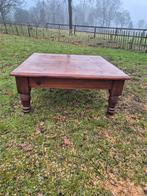 Koloniale vierkante salontafel, Antiek en Kunst, Ophalen of Verzenden