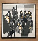 Modern groot Schilderij “ Big Band “, Ophalen