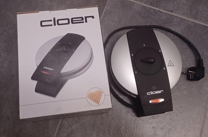 Wafelijzer merk Cloer, modelnummer 1629, nieuw in doos., Witgoed en Apparatuur, Wafelijzers, Nieuw, Ophalen of Verzenden