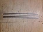 4 st aluminium buis 52 cm (diameter 0,7cm) en 4 st 50,5 cm (, Ophalen of Verzenden, Nieuw, Aluminium, Minder dan 2 meter