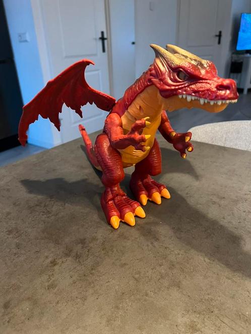 ZURU Robo Alive Fire Breathing Roaring Dragon, Kinderen en Baby's, Speelgoed | Actiefiguren, Zo goed als nieuw, Ophalen of Verzenden