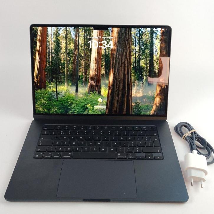 Apple MacBook Air 15-inch, M3, 2024 256gb 8gb, 33 cycli, Computers en Software, Apple Macbooks, Zo goed als nieuw