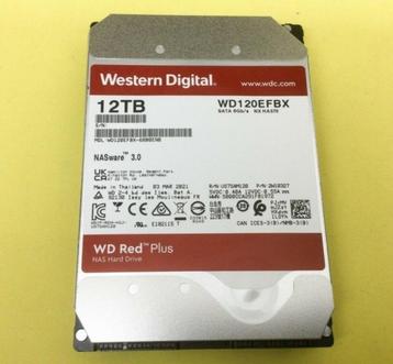 4x 12TB Western Digital RED Plus WD120EFBX beschikbaar voor biedingen