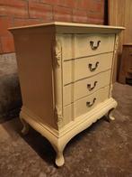 Antiek vintage commode ladekast, Ophalen of Verzenden