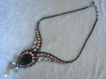 Prachtig Barok Strass Collier - 60er Jaren - Costume Jewelle beschikbaar voor biedingen