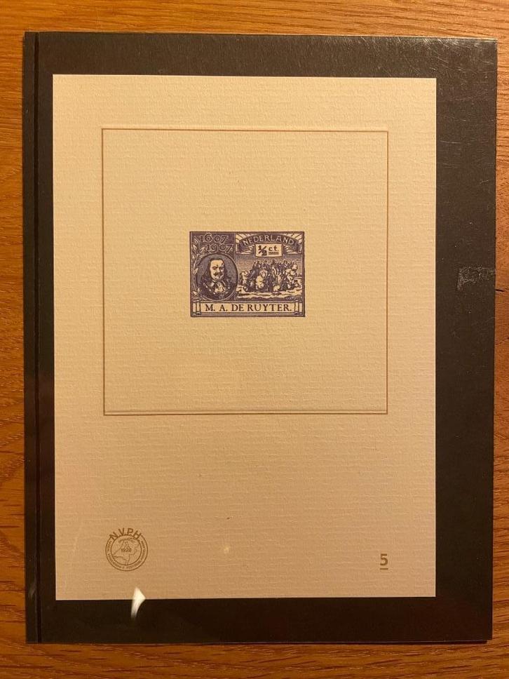 091 Blauwdruk nr. 5 (BD5) Michiel de Ruyter, Postzegels en Munten, Postzegels | Nederland, Na 1940, Ophalen of Verzenden