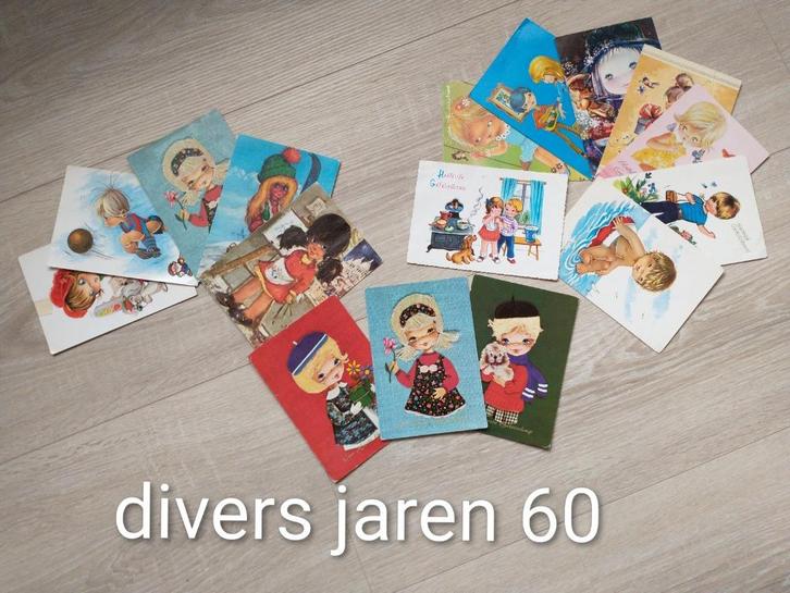 Jaren 60, Poulbot, Gabriel, Big-eyed Vernet, Constanza,, Verzamelen, Ansichtkaarten | Themakaarten, 1960 tot 1980, Ophalen of Verzenden