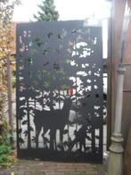 Tuinscherm hert Muurdecoratie trellis hek ornament "Evenaar", Ophalen, Nieuw