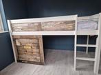 Life Time halfhoogslaper met stoere print., Kinderen en Baby's, Kinderkamer | Stapelbedden en Hoogslapers, Ophalen, Zo goed als nieuw