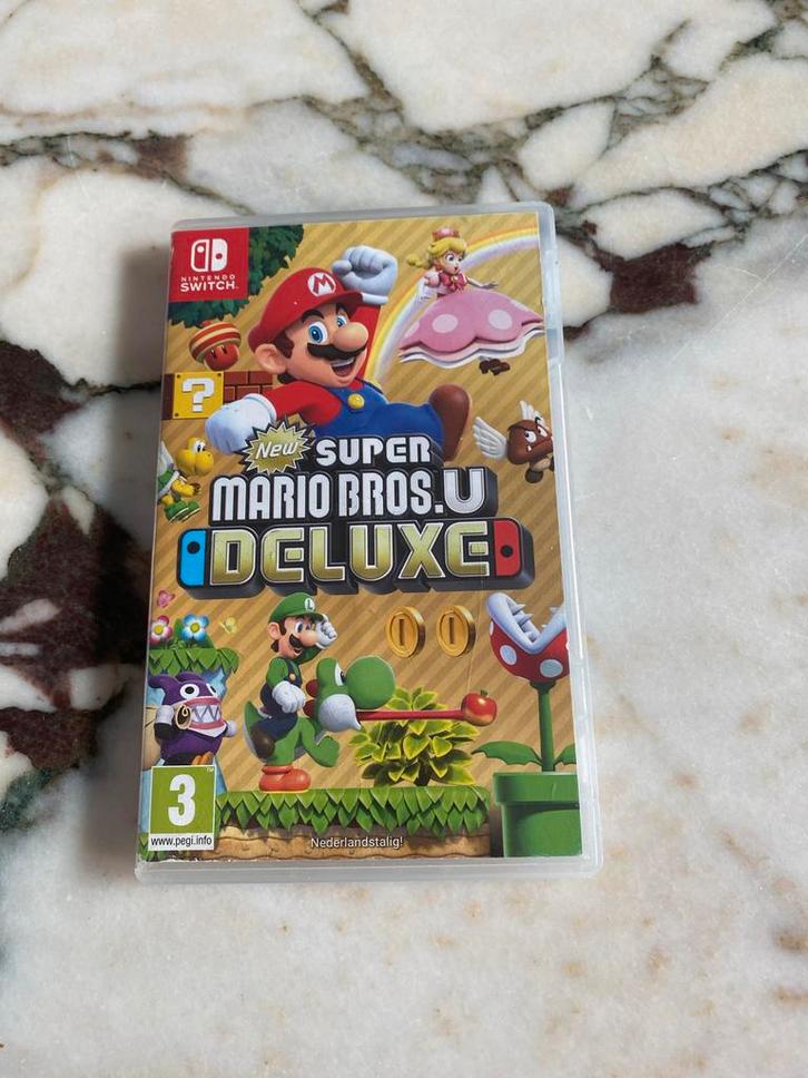Super Mario Bros. U Deluxe - Nintendo Switch, Spelcomputers en Games, Games | Nintendo Switch, Zo goed als nieuw, Platform, 3 spelers of meer