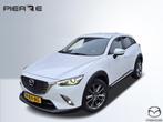 Mazda CX-3 2.0 SkyActiv-G 120 GT-Luxury | AUTOMAAT | LEDER |, 4 cilinders, Leder en Stof, Wit, SUV of Terreinwagen