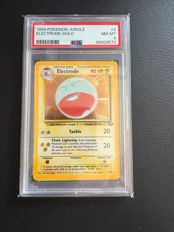 PSA 8 - Electrode #2 Pokemon Jungle beschikbaar voor biedingen