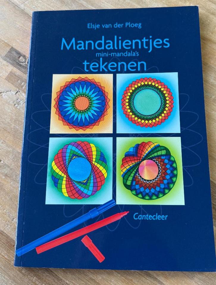 Mandalientjes Tekenen - Elsje van der Ploeg, Boeken, Hobby en Vrije tijd, Zo goed als nieuw, Tekenen en Schilderen, Ophalen of Verzenden