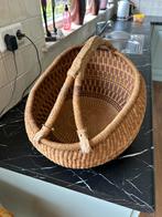 Rieten mand 38cm diam, hoogte 25cm, Mand, Rond, Ophalen of Verzenden, Zo goed als nieuw