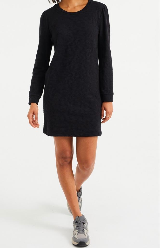 Zwarte sweater jurk - Maat L van WE, Kleding | Dames, Jurken, Gedragen, Maat 42/44 (L), Zwart, Boven de knie, Ophalen of Verzenden