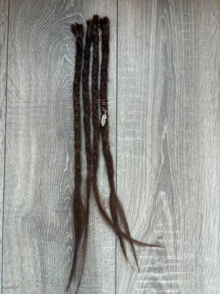 4 bruin dreadlock extensions echt haar bruine dreads, Sieraden, Tassen en Uiterlijk, Uiterlijk | Haarverzorging, Nieuw, Pruik of Haarverlenging